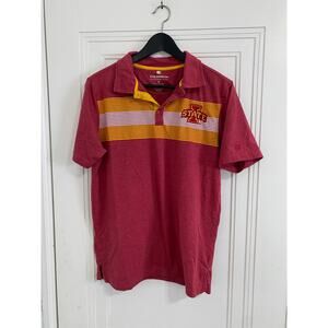 Iowa State Cyclones Polo Shirt Men's Size Medium